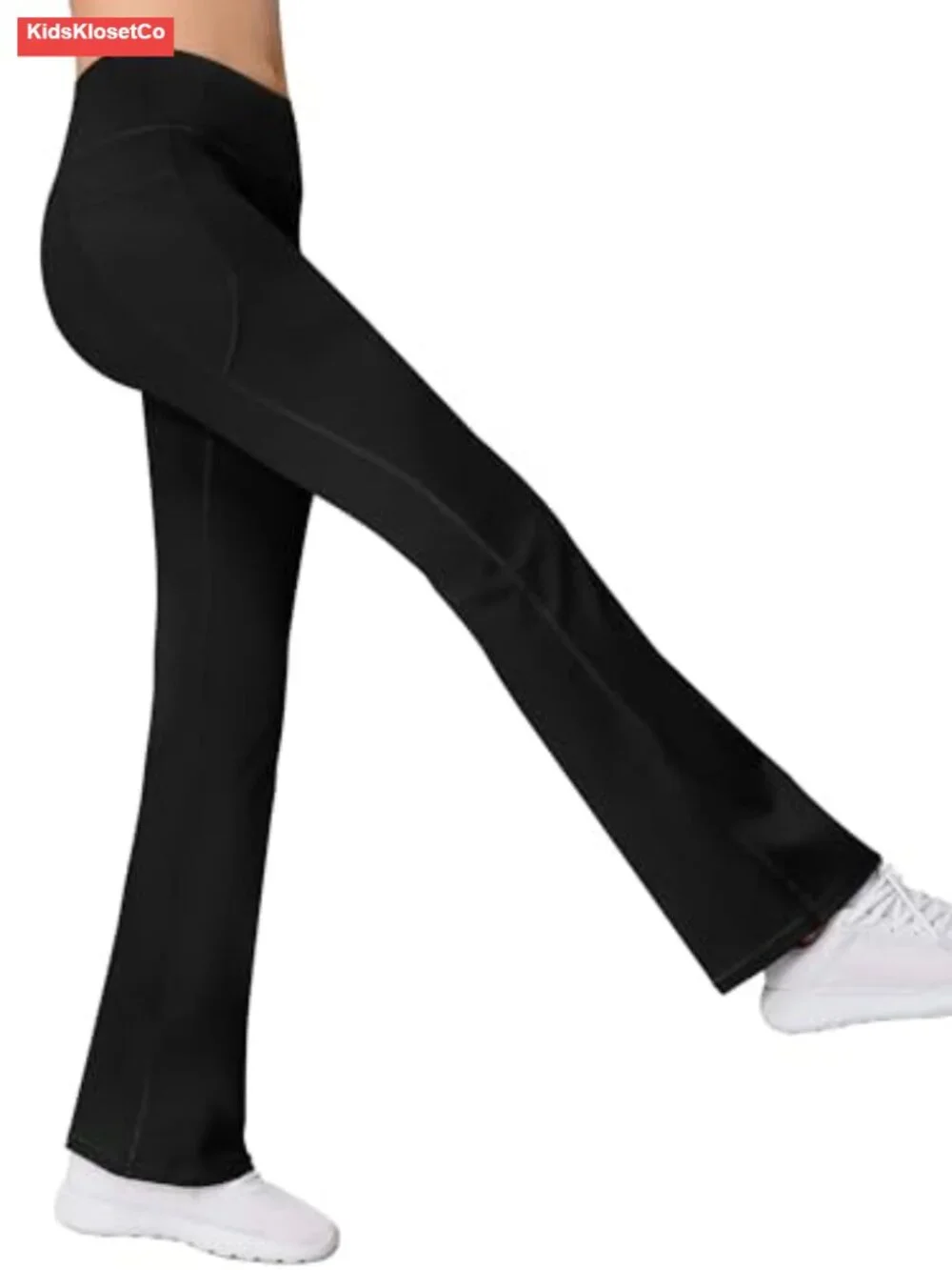 Girls Yoga Flare Wide Leg Pants with Pockets 3-Pack